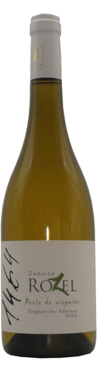 Découvrez la Cuvée Perle de Viognier, un vin 100% Viognier, certifié agriculture biologique et AOP Grignan-les-Adhémar. Un blanc élégant et raffiné, offrant une expression pure du cépage.